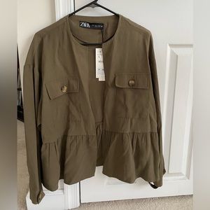 Zara Olive Blazer